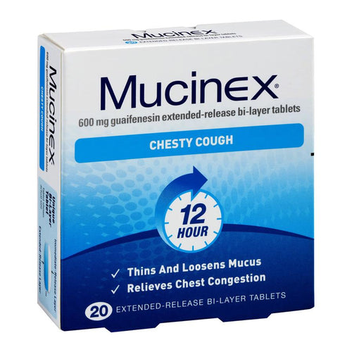 MUCINEX Chesty Cough Tabs 600mg 20s