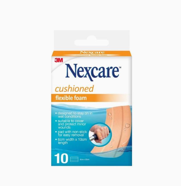 N/C Cushioned Flex Foam 6x10cm 10pk