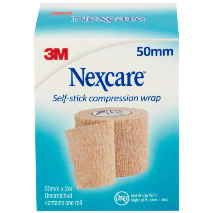Nexcare Self Stick Compression Wrap Tan 50.8mmx2m