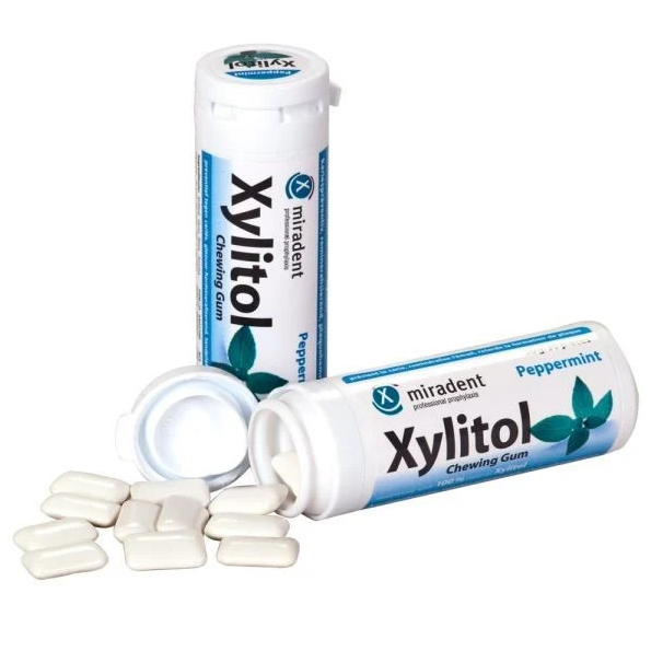 MIRADENT Xylitol Peppermint Gum 30