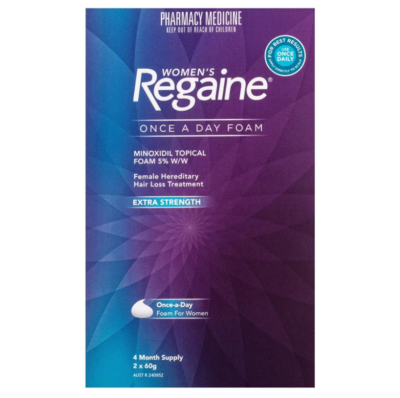 Regaine Women's Extra Strength Foam 4 Months 2 x 60g