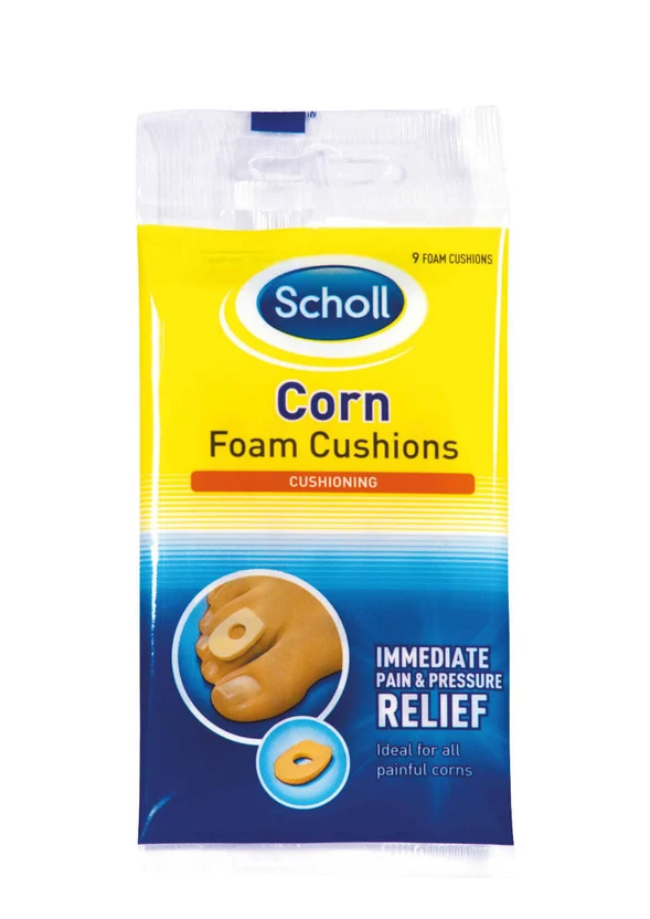 SCHOLL Corn Cushion Foam Oval 9pk
