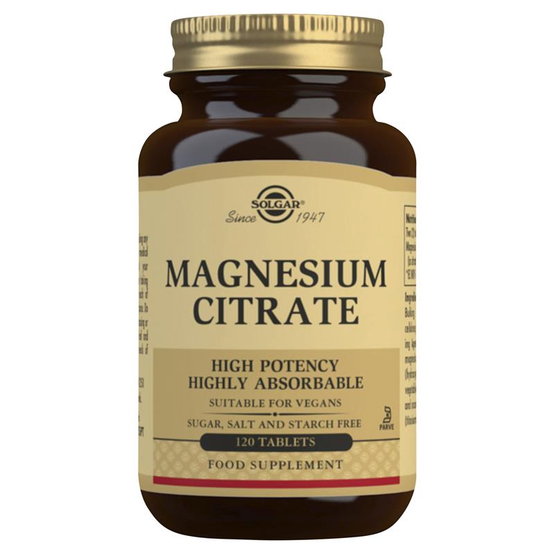 SOLGAR Magnesium Citrate 120pk