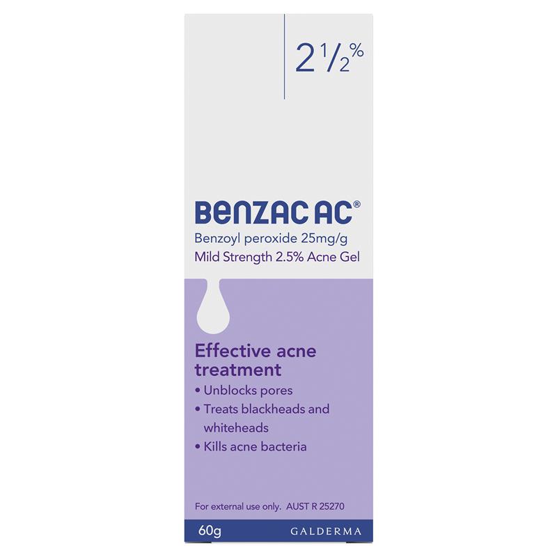BENZAC AC Gel 2.5% 60g