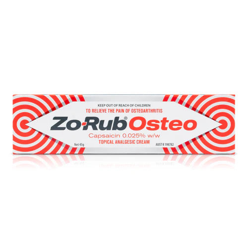 ZO-RUB Osteo Capsaicin0.025% w/w 45g