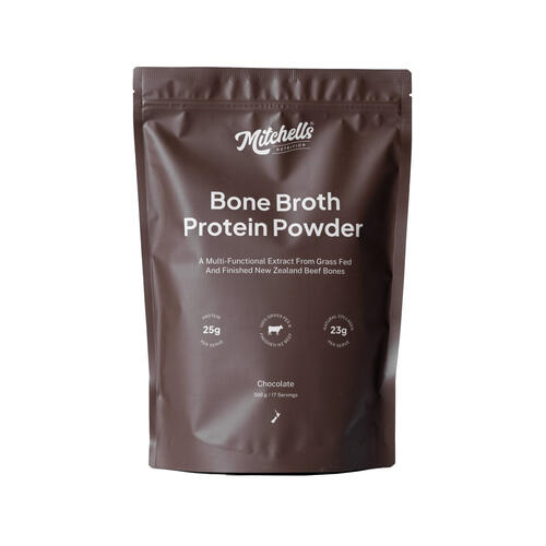 Mitchell's Bone broth powder Chocolate 500grams