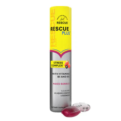BACH® RESCUE PLUS® Lozenge – Mixed Berries 10 Pack