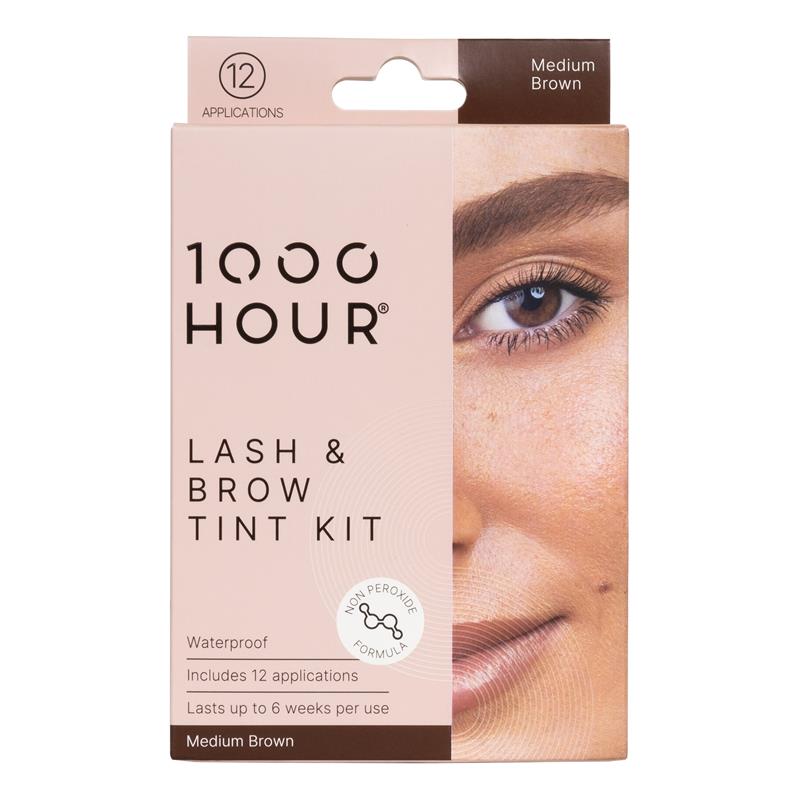 1000 Hr Lash&Brow PB Tint Kit Medium Brown