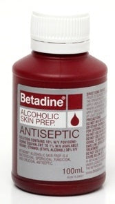 BETADINE Alcoholic Skin Prep 100ml