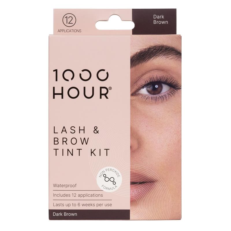 1000 Hr Lash&Brow PB Tint Kit Dark Brown