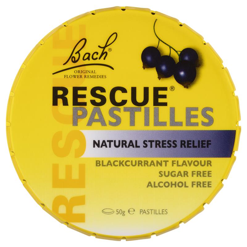 BACH Rescue Slp Pastil. B/Currant50g