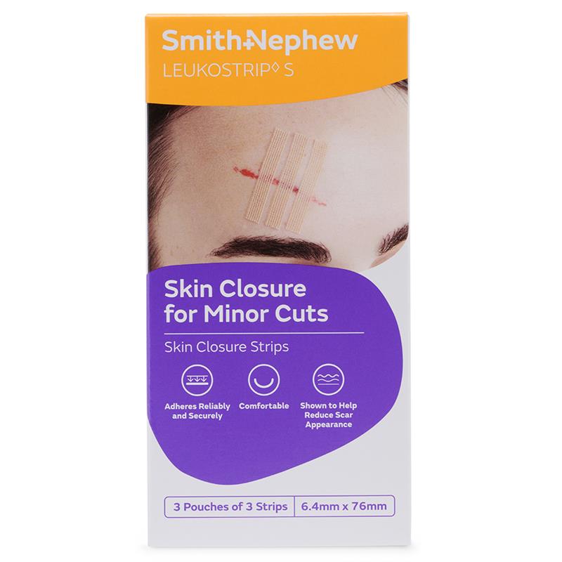 LEUKOSTRIP Closures 6.4x76mm 3pk