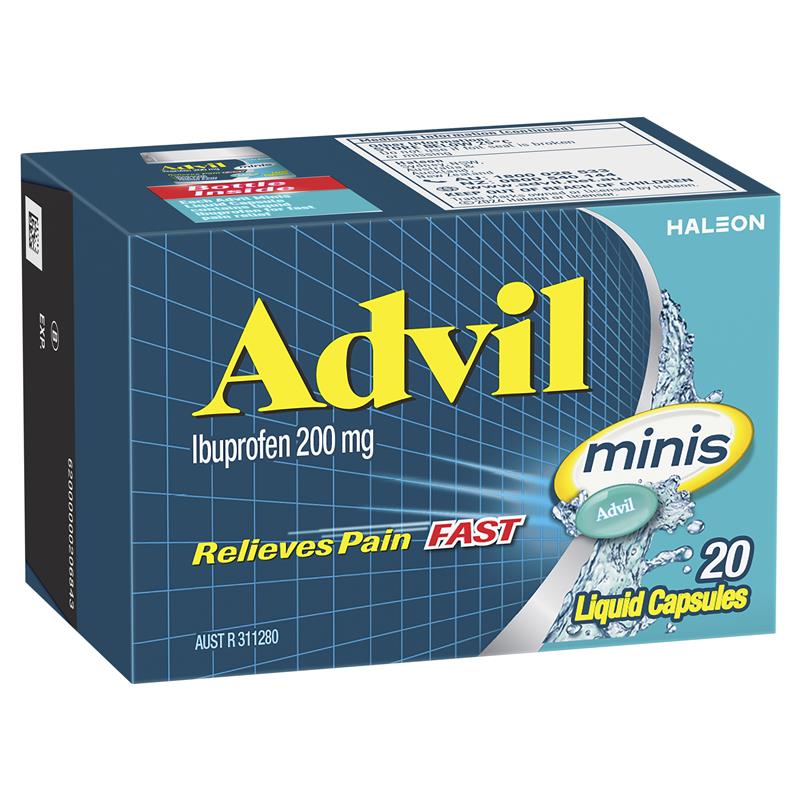 ADVIL Minis Liquid Capsules 20s