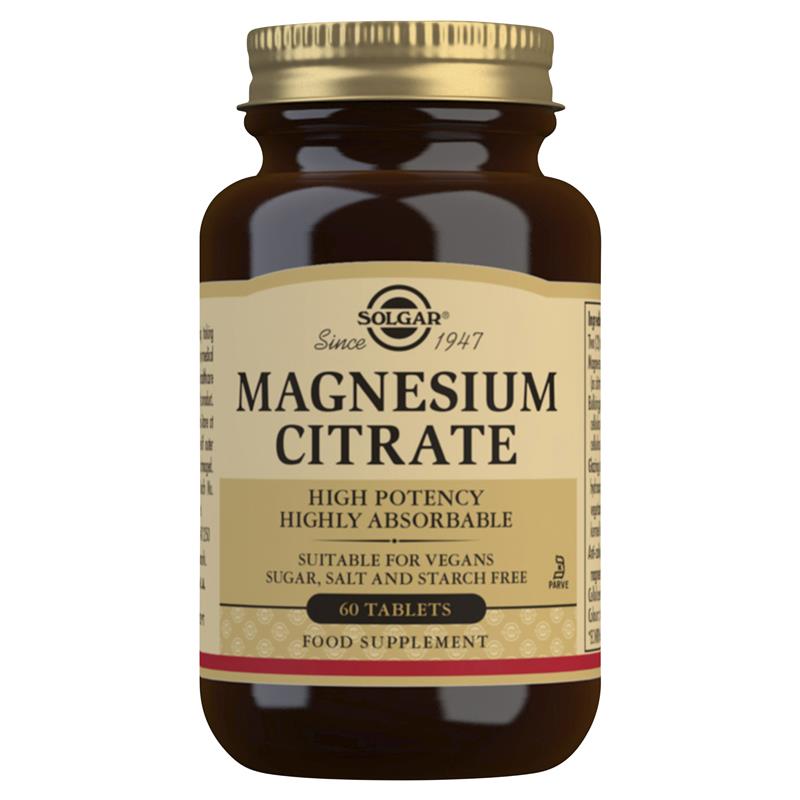 SOLGAR Magnesium Citrate Tabs 60s