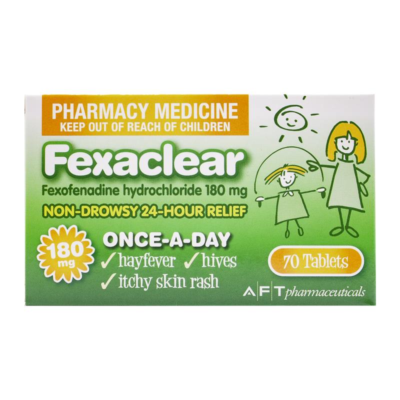 FEXACLEAR Tablet 180mg 10pk