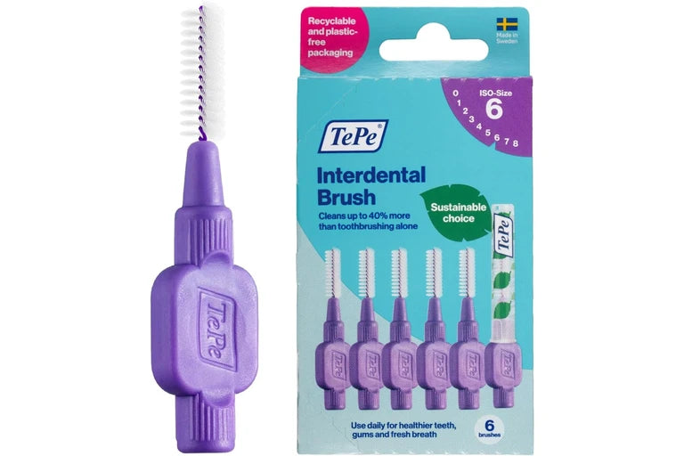 TEPE I/D Brush 1.1.mm Prpl 6pk