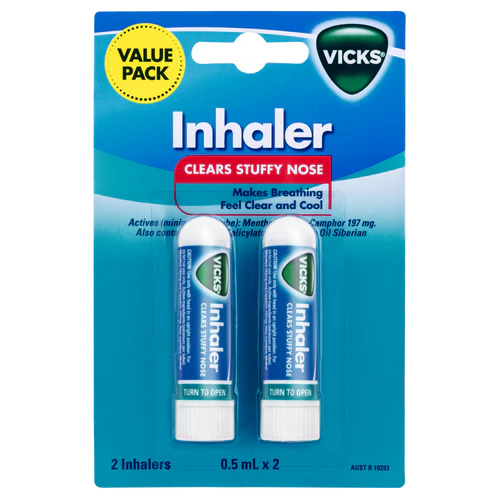 VICKS Inhaler Twin Pack 0.5ml 2pk