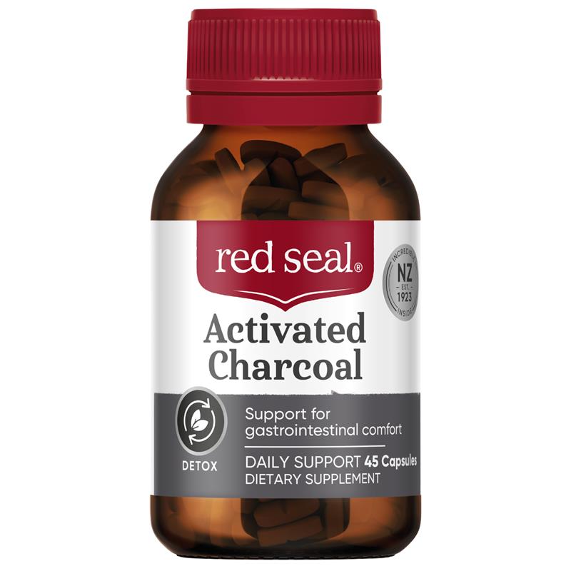 RS Activated Charcoal 300mg Caps 45s