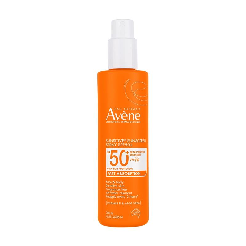 AVENE Sunsitive Sunscreen Spray SPF50+ A/Spr200ml