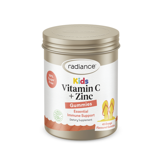 RADIANCE Kids Vit C & Zinc Gumm 45s