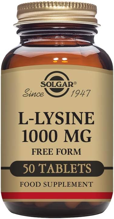 SOLGAR L-Lysine 1000mg Tablets 50s