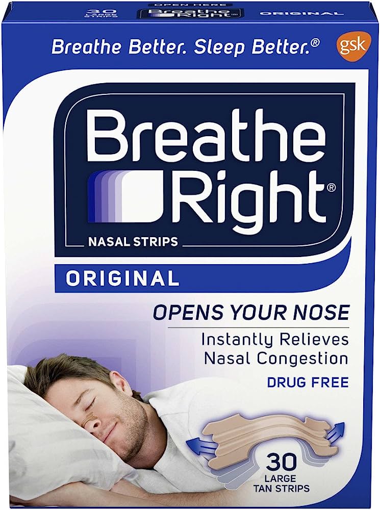 BREATH RIGHT Orig Tan Strps Lg 30pk