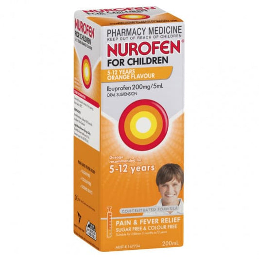 Nurofen Child 5-12 Years Orng 200ml