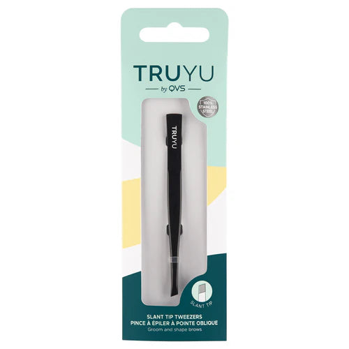 TRUYU 10-1000 Slant Tip Tweez. Blk