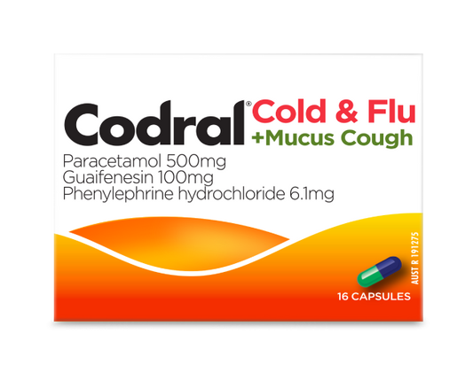 CODRAL Cold&Flu + Mucus Cough 24s