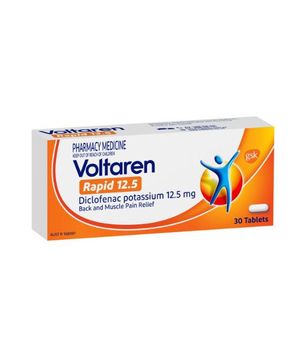 Voltaren Rapid 12.5mg Tabs 30s