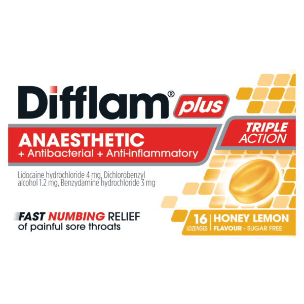 DIFFLAM Loz Plus  Anaest Hon&Lem 16s