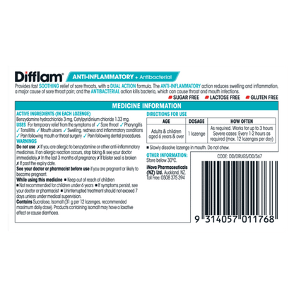 DIFFLAM Loz Raspberry S/F 16s