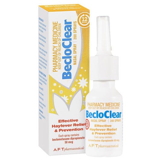 BecloClear Nasal Spray 50mcg