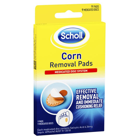 SCHOLL Corn REMOVAL PADS 9pk