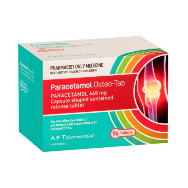AFT Osteo-Tab Pain Rlf 665mg AFT 96s (Pharmacist-Only)