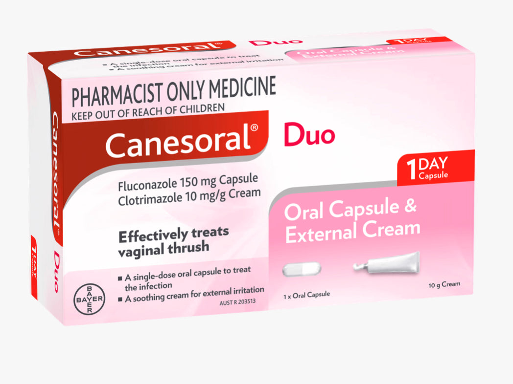 Canesoral Duo Cap & Anti-Fungal Cr