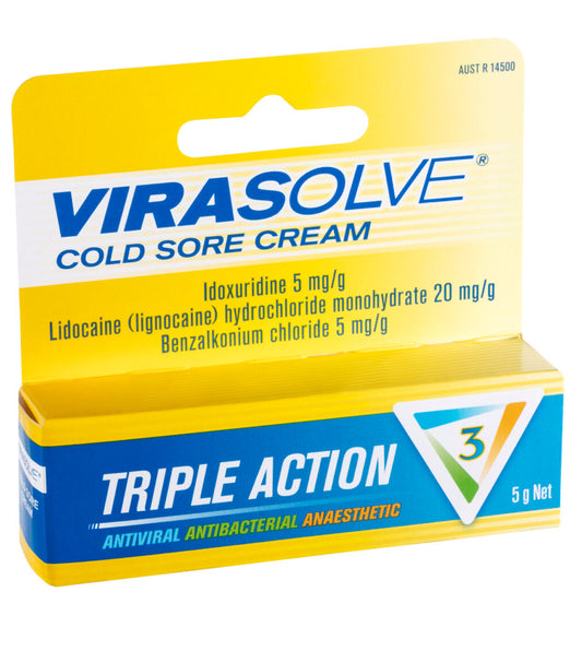 VIRASOLVE Cold Sore Cr. 5g