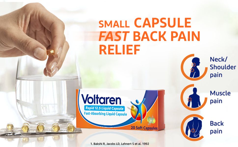 Voltaren Rapid 12.5mg Liq Caps 20s