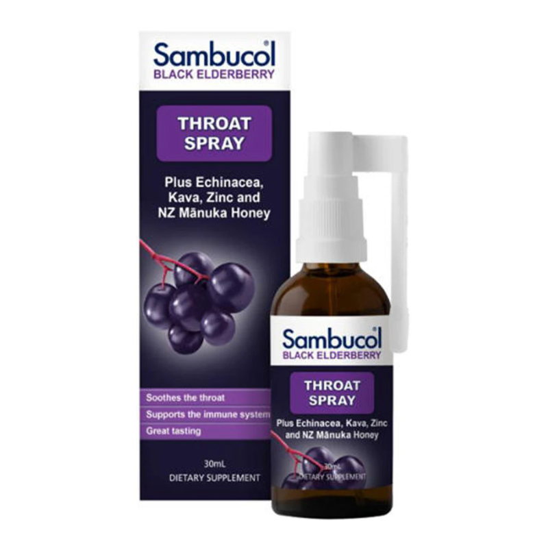 Sambucol Soothing Throat Spray 30ml
