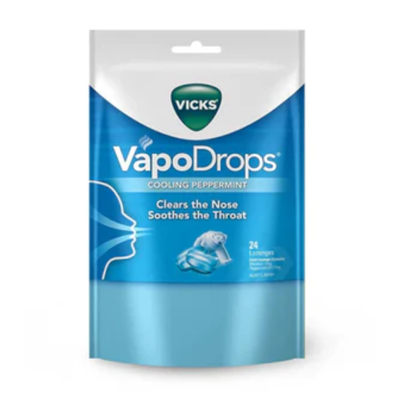 VICKS Vapodrops Peppermint 24s