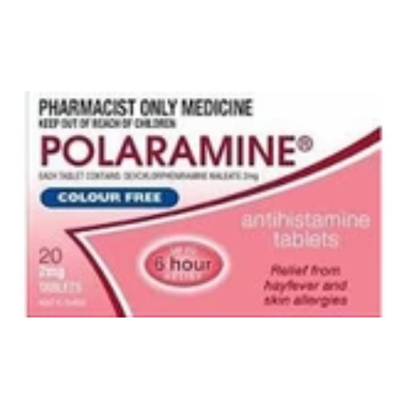 Polaramine C/F 2mg 20tabs