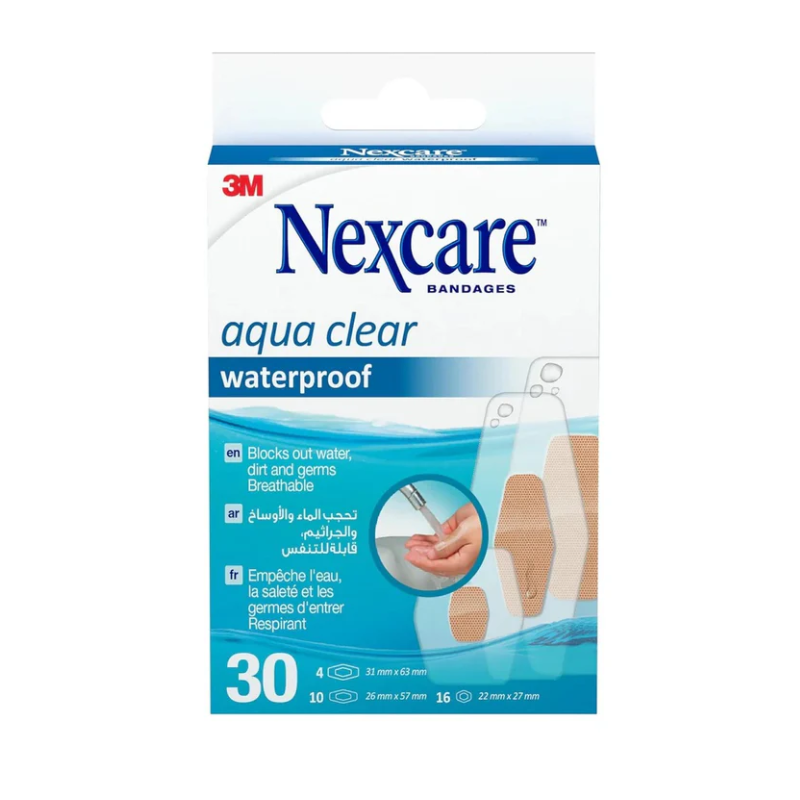 N/C Clear Waterproof Asst 30pk