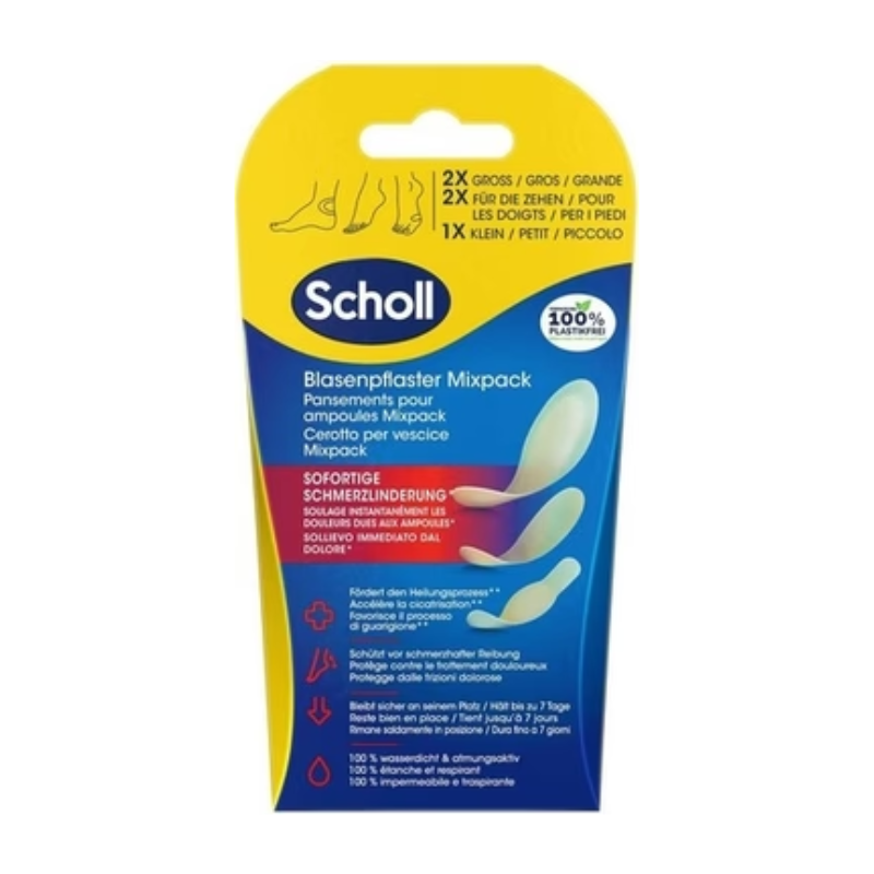 SCHOLL Blister Plast HC Mixed 5pk