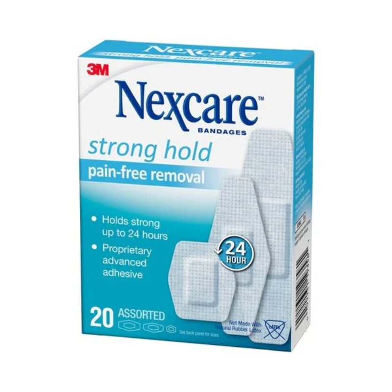 N/C Strong Hold Bandages Asst 20s