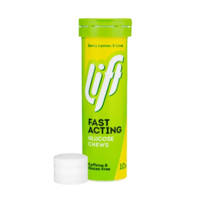 LIFT Glucotabs Zesty Lemon&Lime 10s