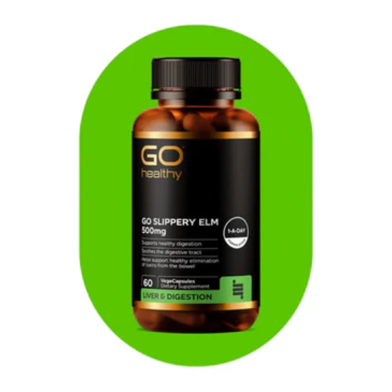 GO Slippery Elm 500mg VCaps 60s