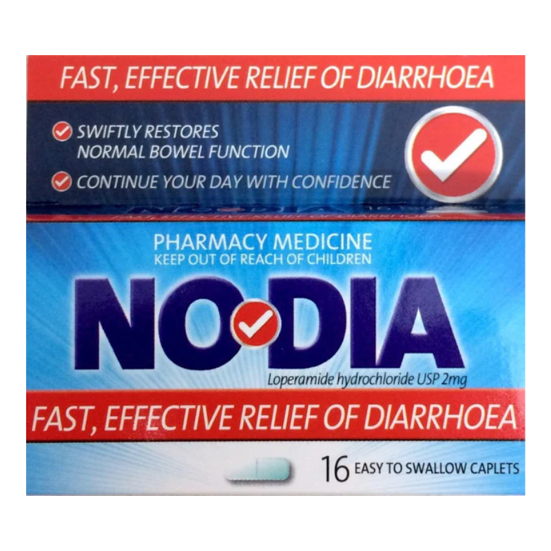 NODIA Loperamide Hcl 2mg Caps 16s