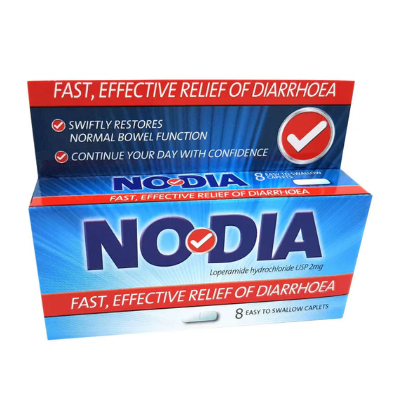NODIA Loperamide Hcl 2mg 8s