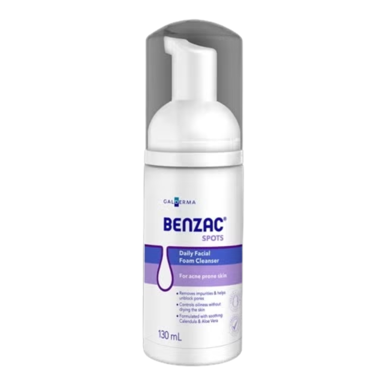 BENZAC Daily Facial Foam Clnsr 130ml