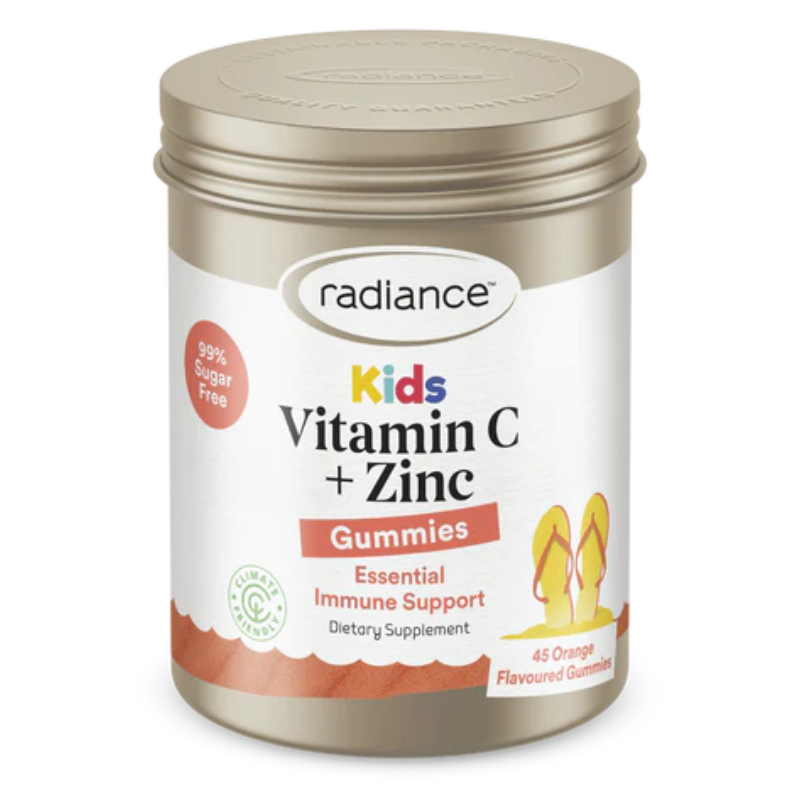 RADIANCE Kids Vit C & Zinc Gumm 45s